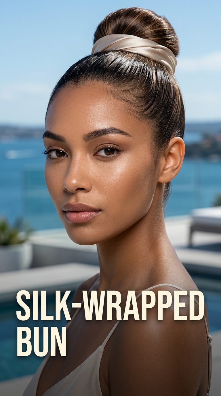 Silk-Wrapped Bun