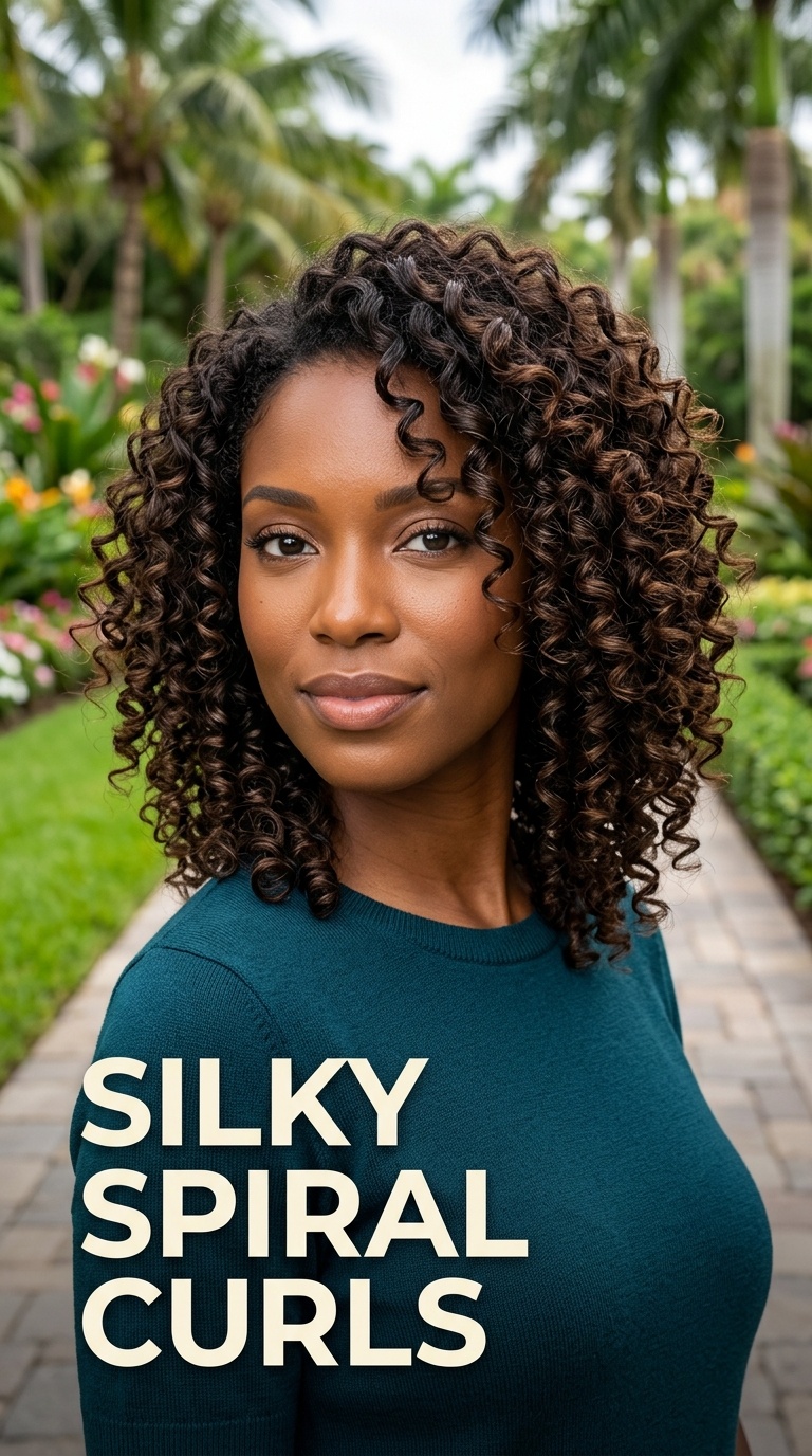 Silky Spiral Curls