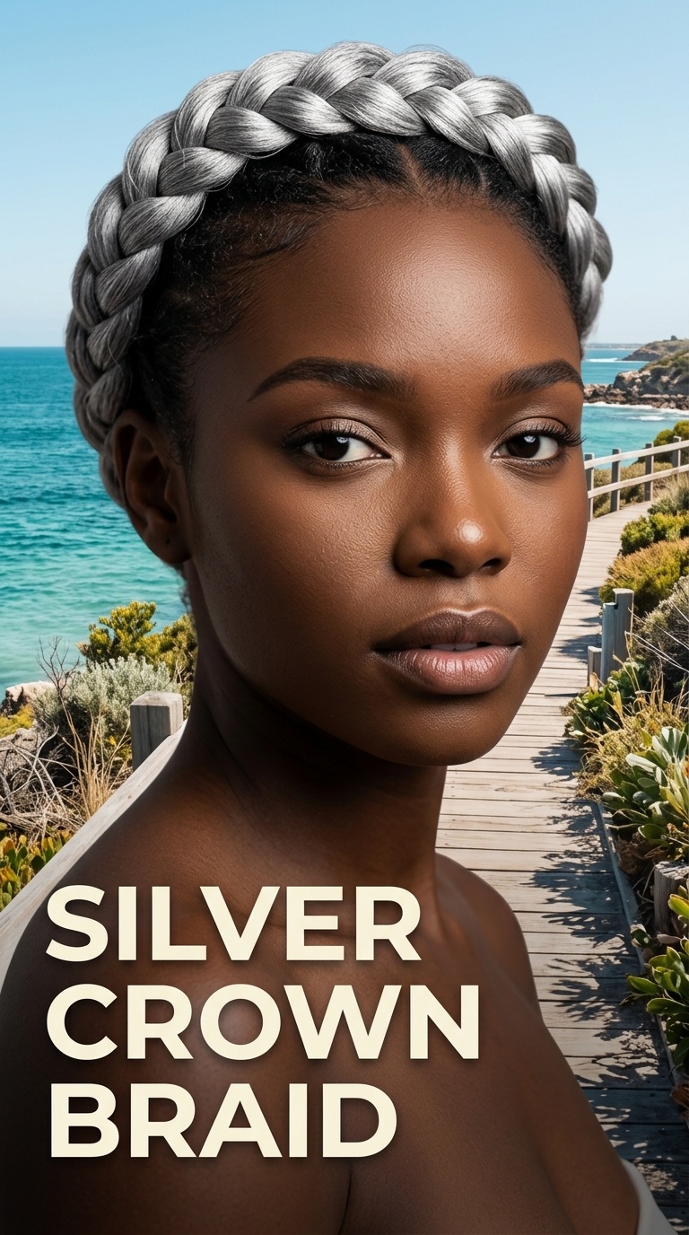 Silver Crown Braid