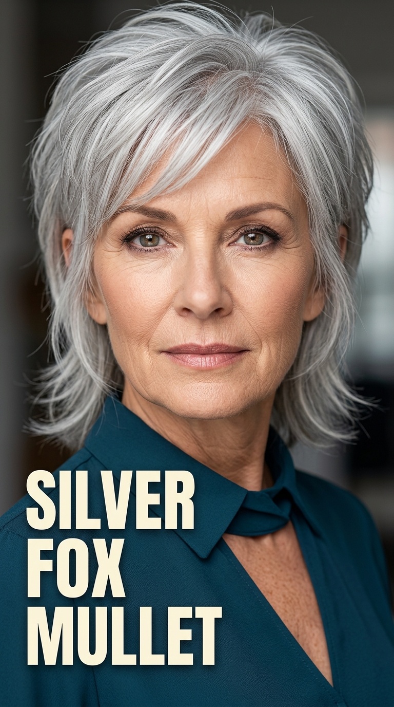 Silver Fox Mullet