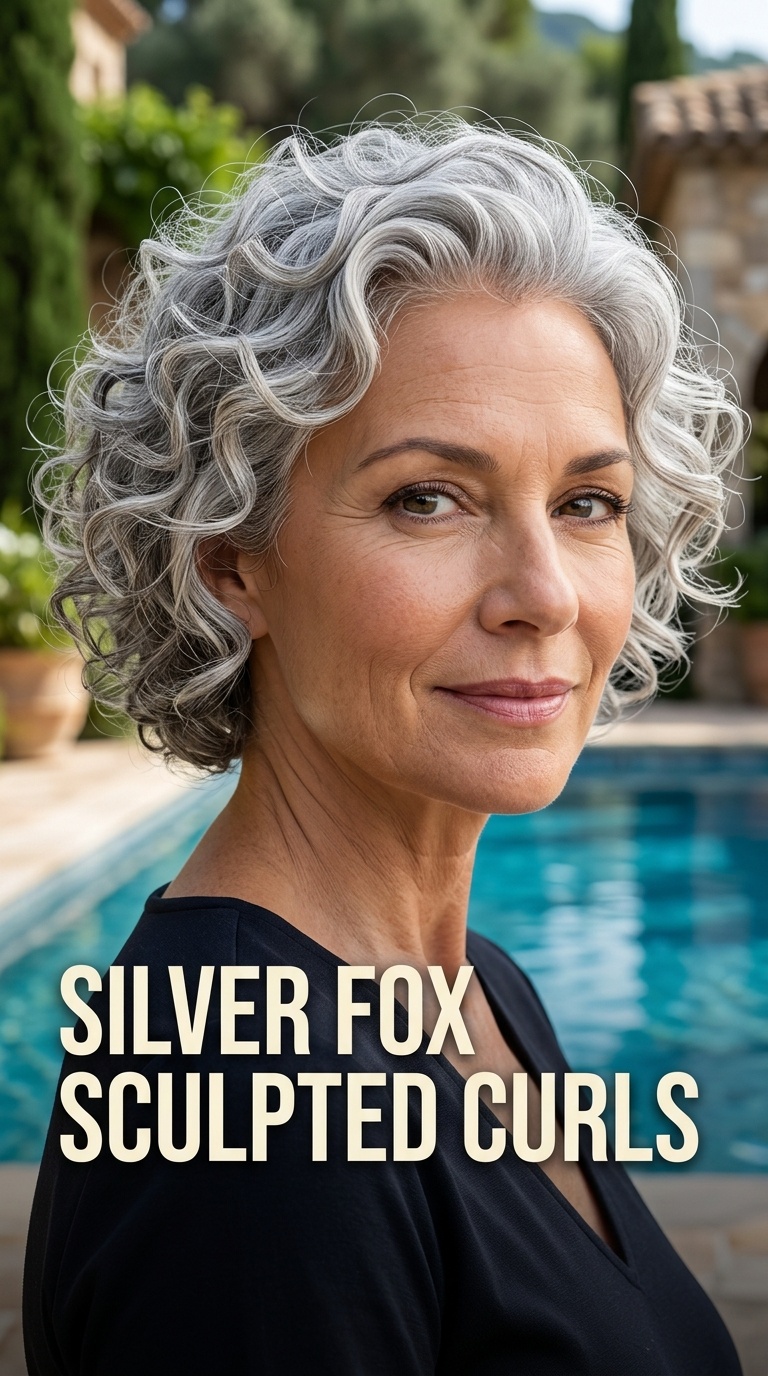 Silver Fox Sculpted Curls