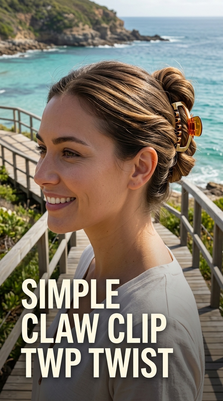 Simple Claw Clip Twist