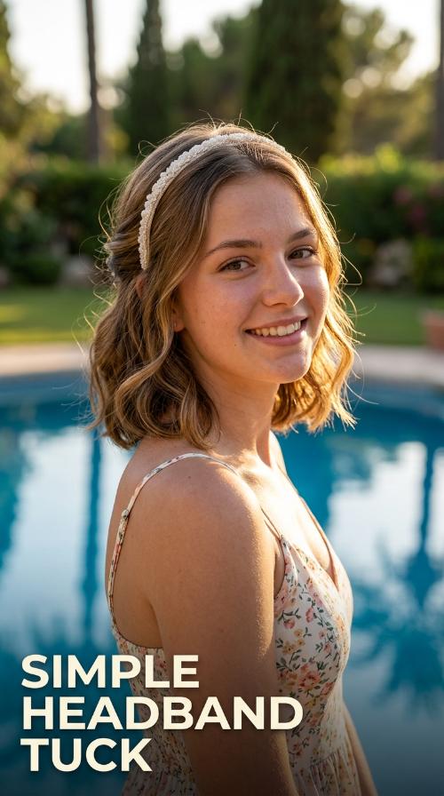 Simple Headband Tuck