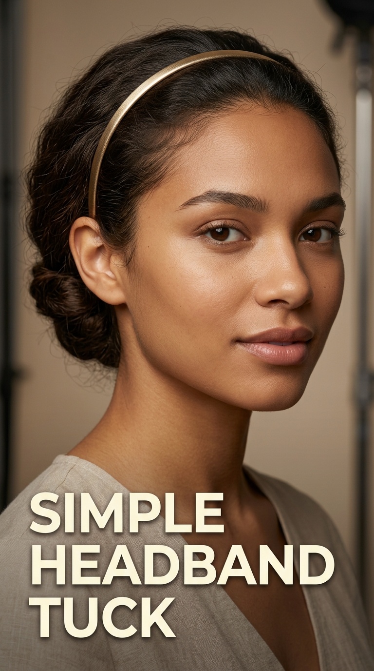 Simple Headband Tuck