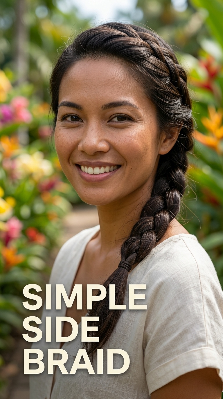 Simple Side Braid