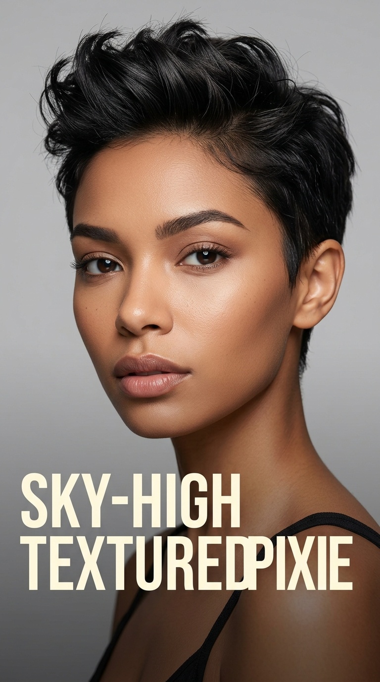Sky-High Textured Pixie