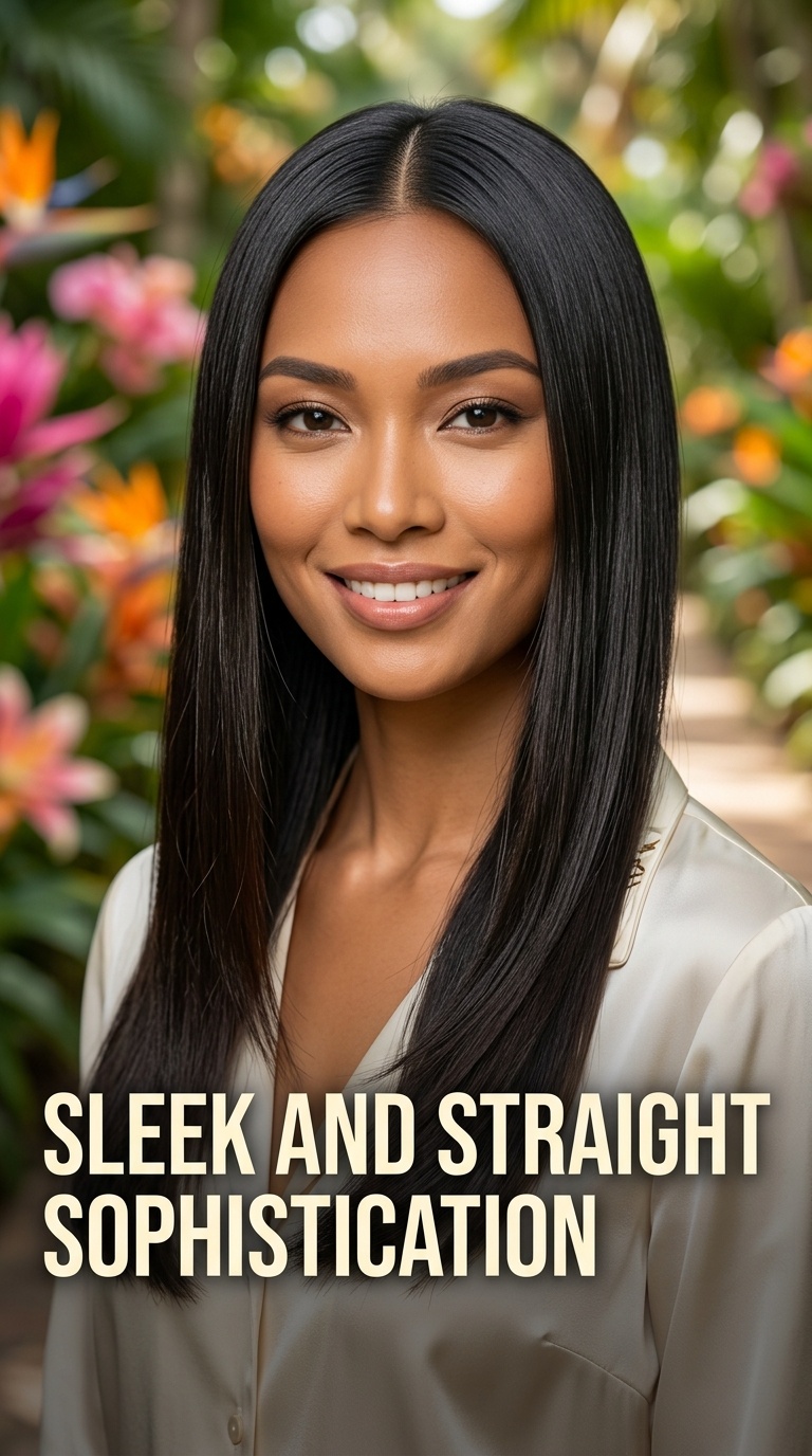 Sleek and Straight Sophistication
