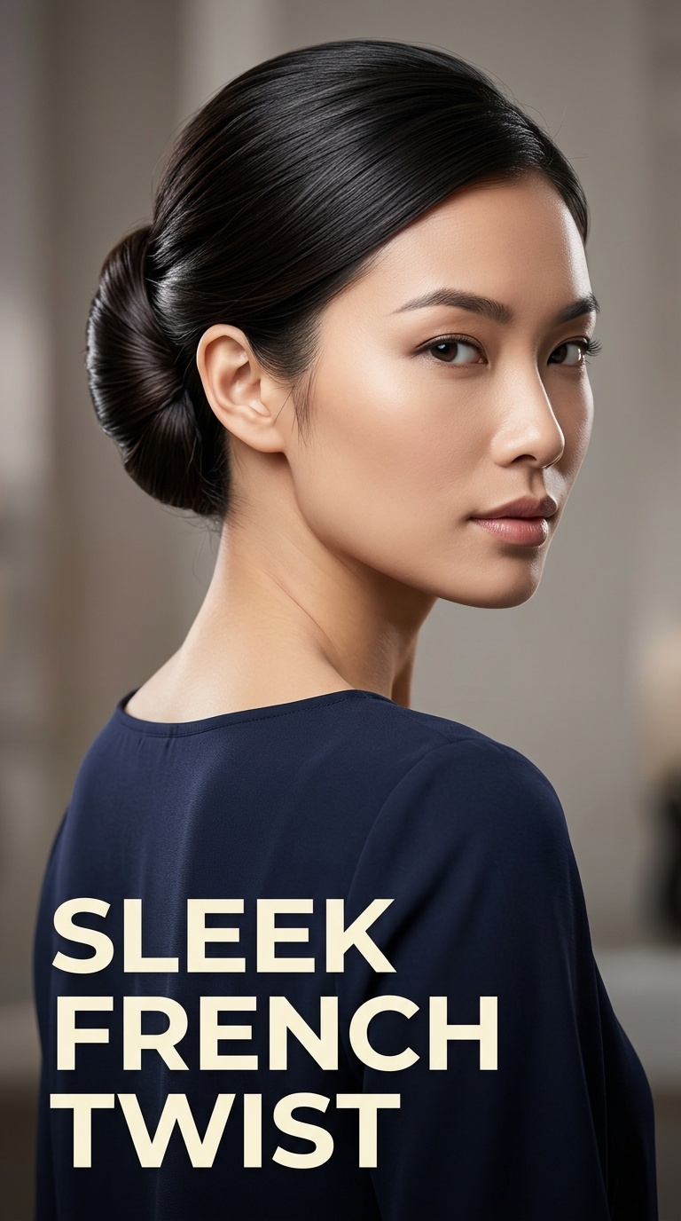 Sleek French Twist
