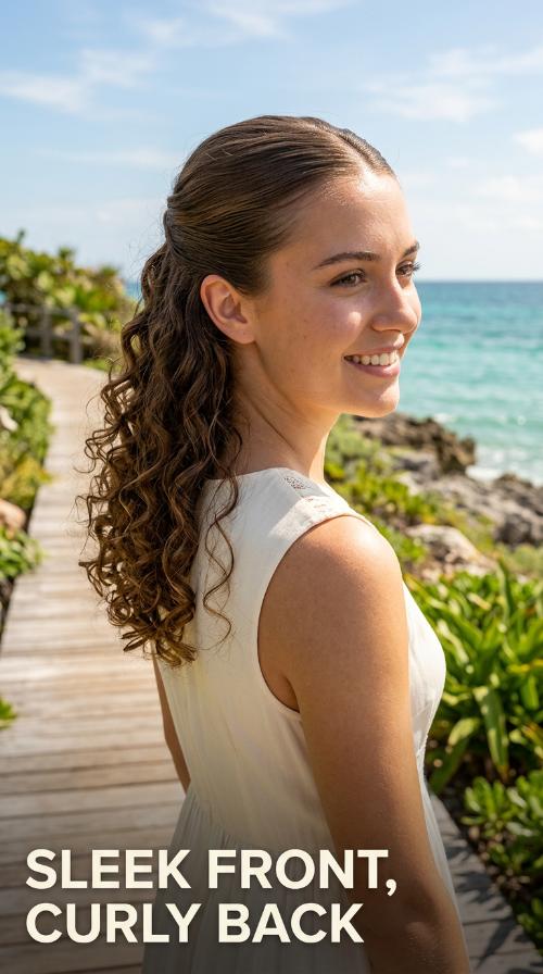 Sleek Front, Curly Back