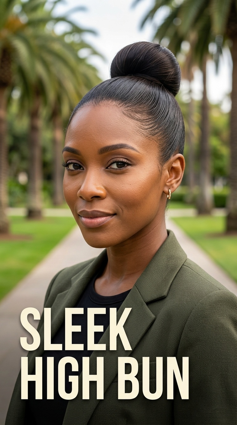 Sleek High Bun
