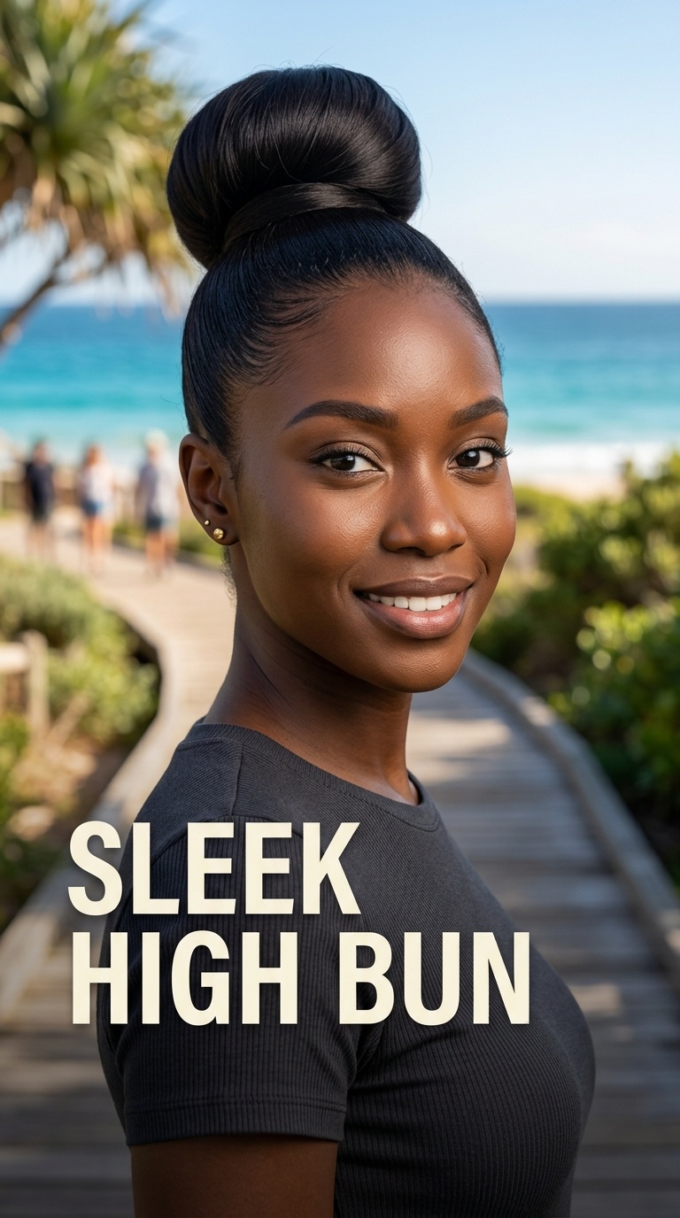 Sleek High Bun