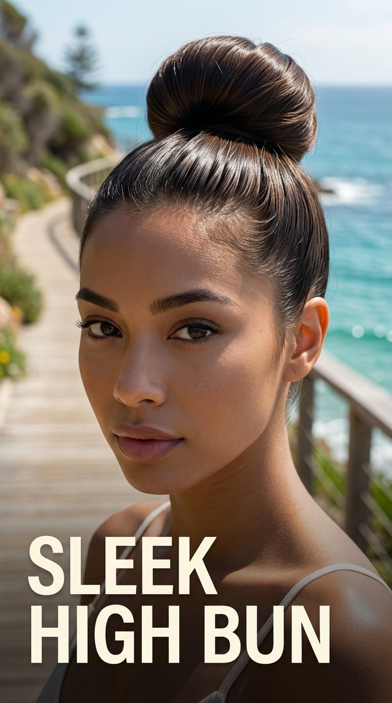 Sleek High Bun