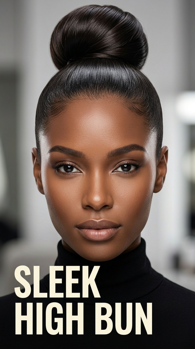 Sleek High Bun
