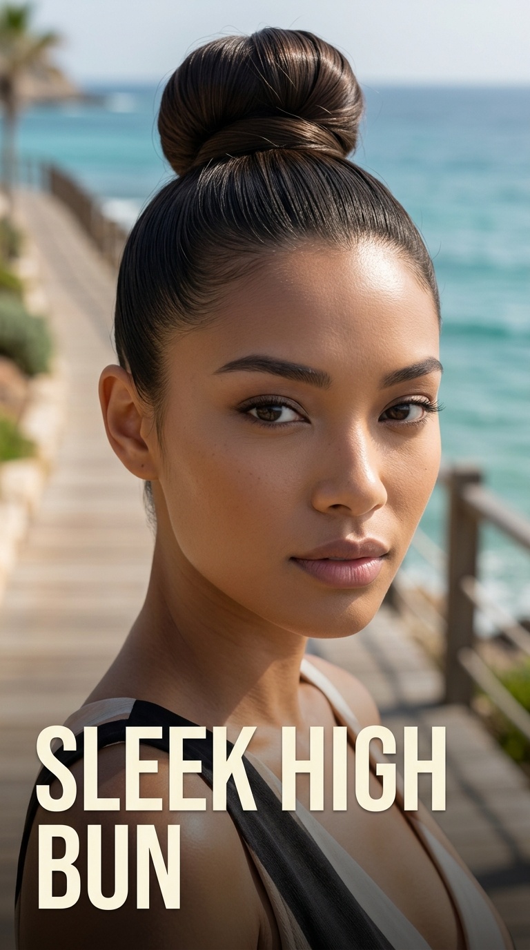 Sleek High Bun
