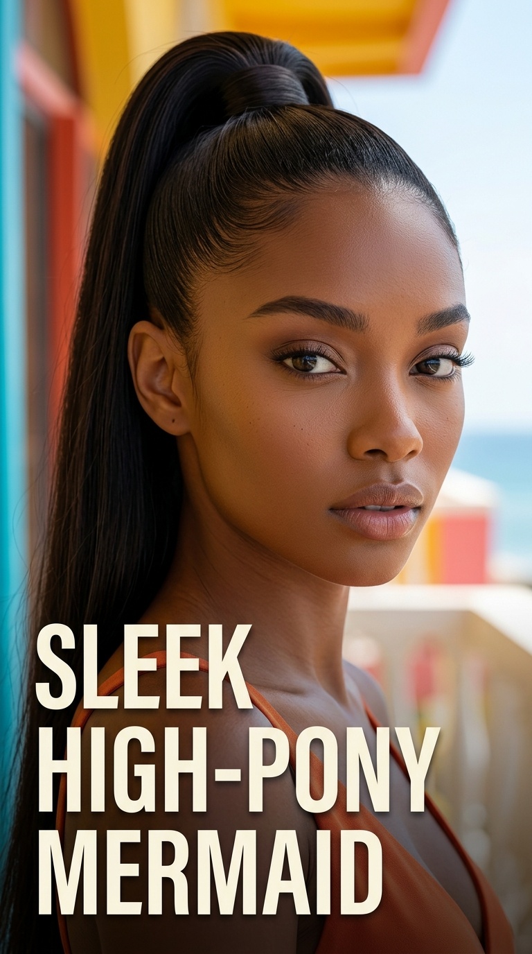 Sleek High-Pony Mermaid