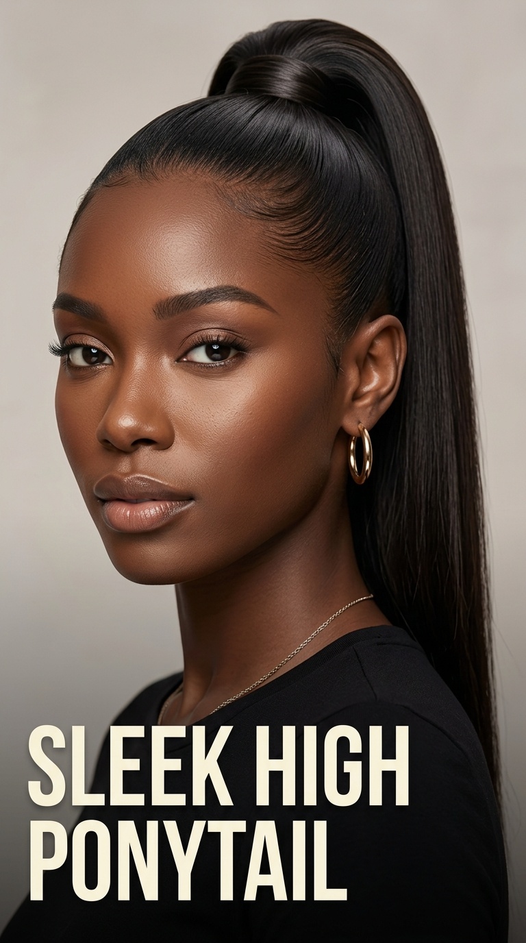 Sleek High Ponytail