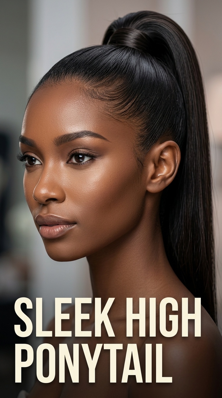 Sleek High Ponytail