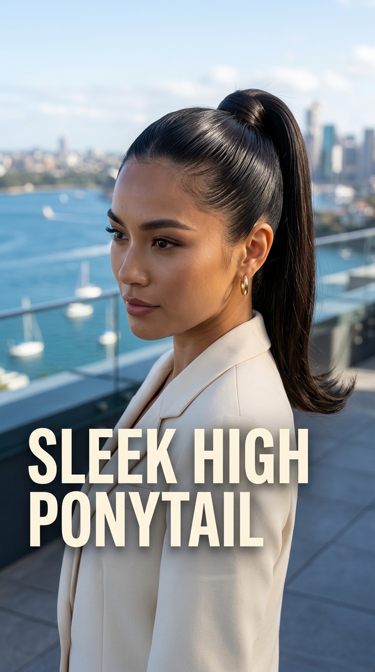 Sleek High Ponytail
