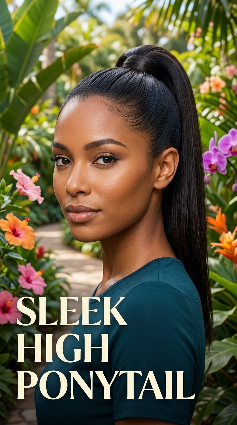 Sleek High Ponytail