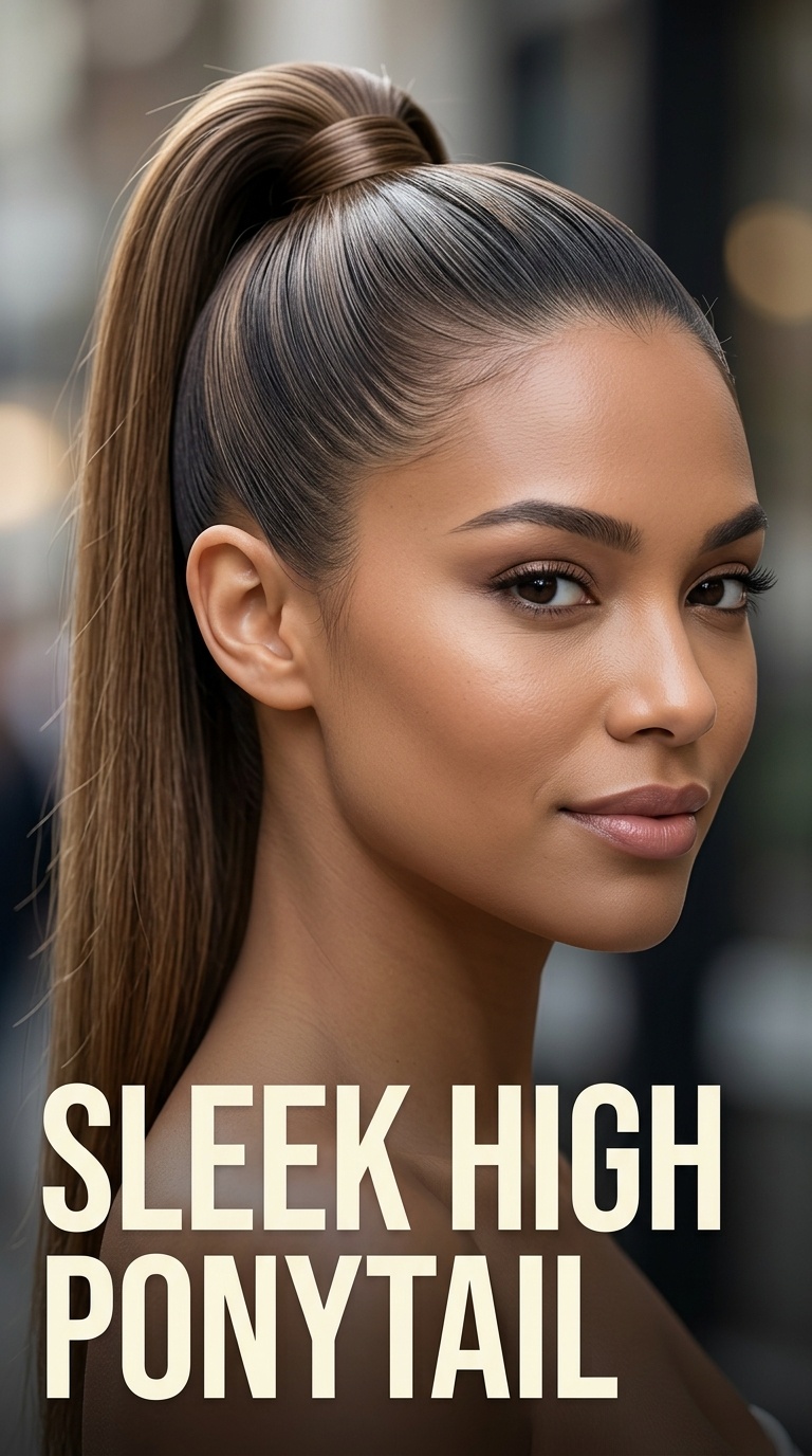 Sleek High Ponytail