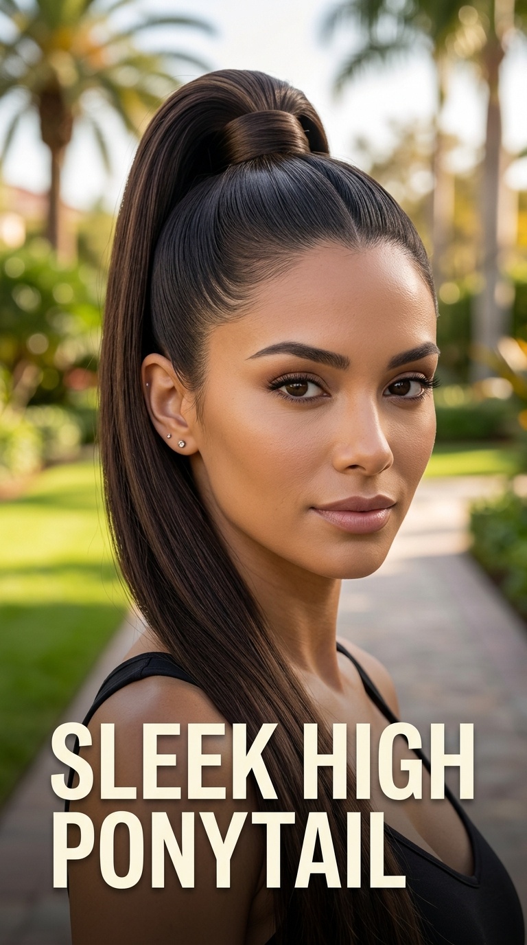 Sleek High Ponytail