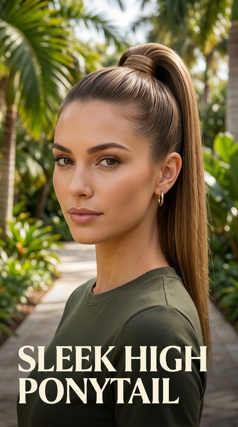 Sleek High Ponytail