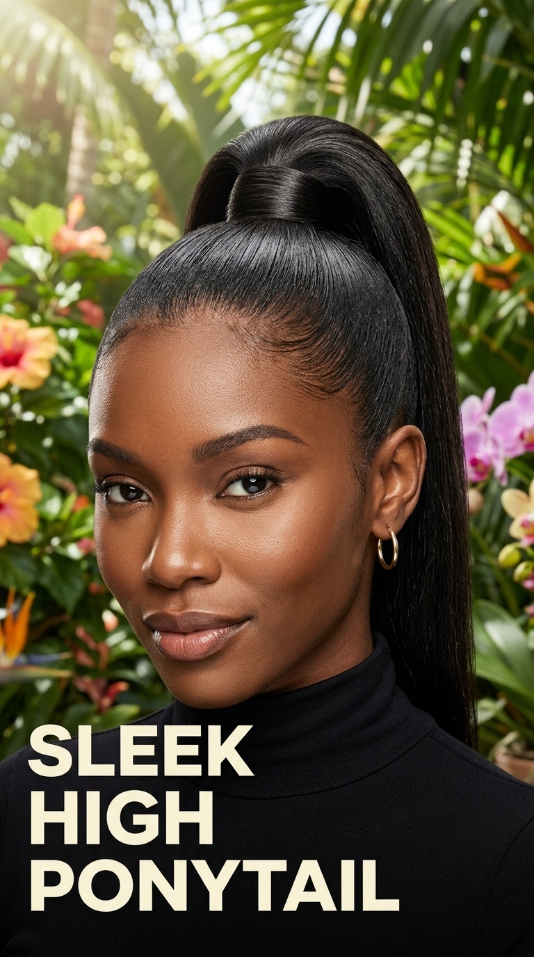 Sleek High Ponytail
