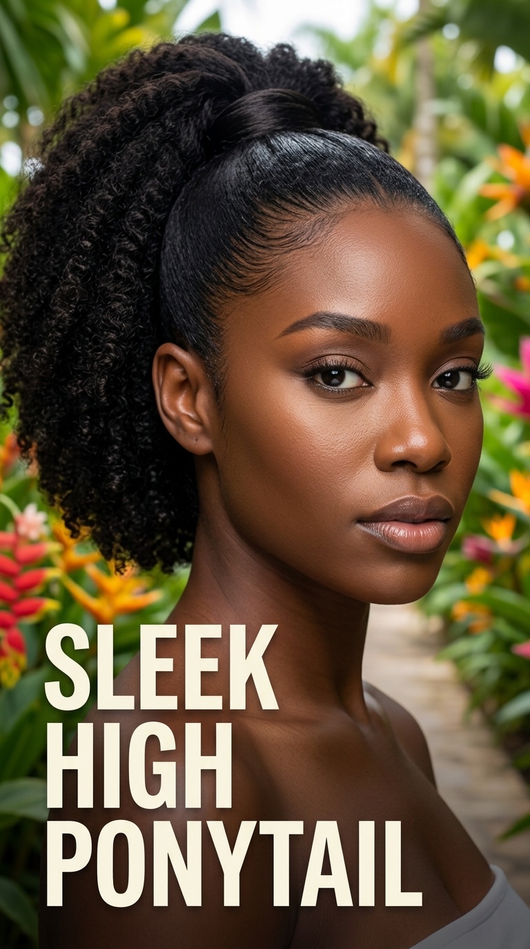 Sleek High Ponytail