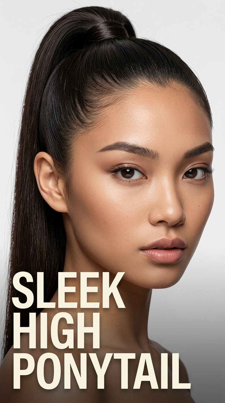 Sleek High Ponytail