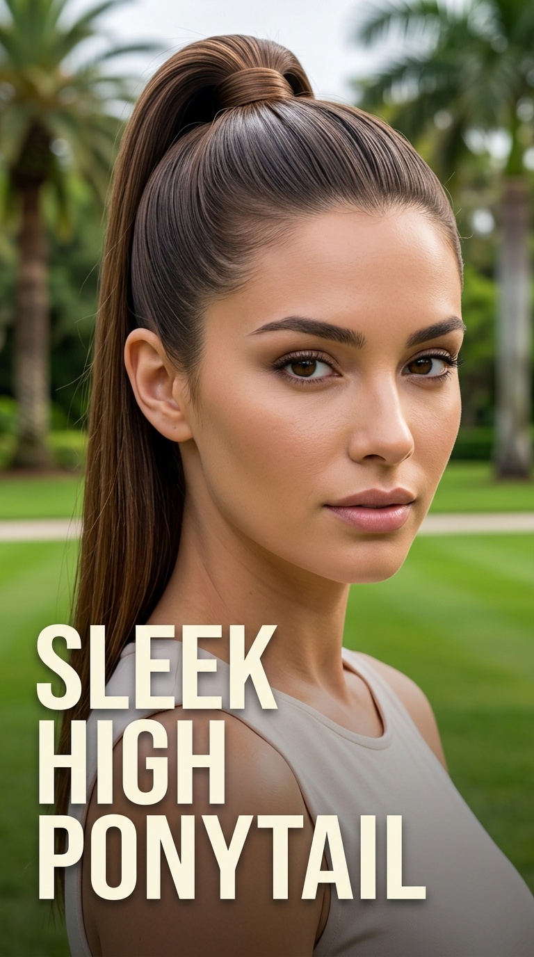 Sleek High Ponytail