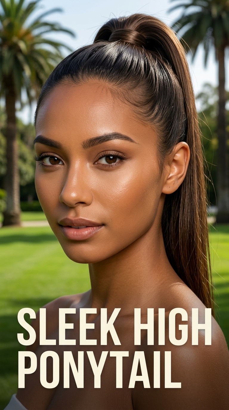 Sleek High Ponytail