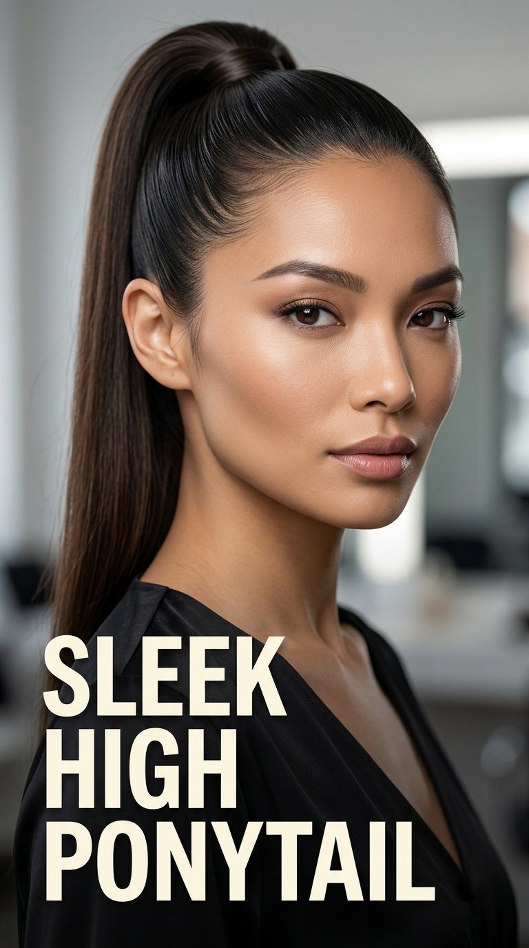 Sleek High Ponytail