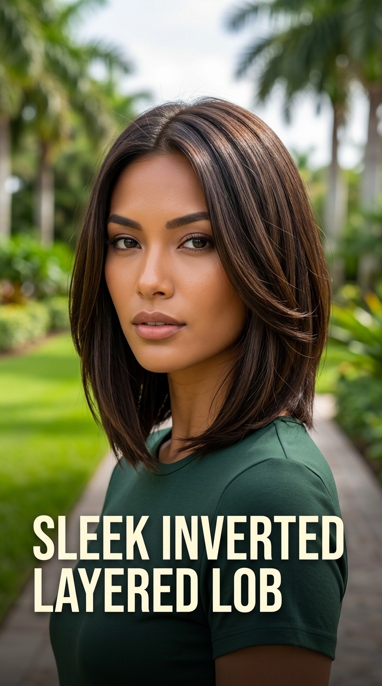 Sleek Inverted Layered Lob
