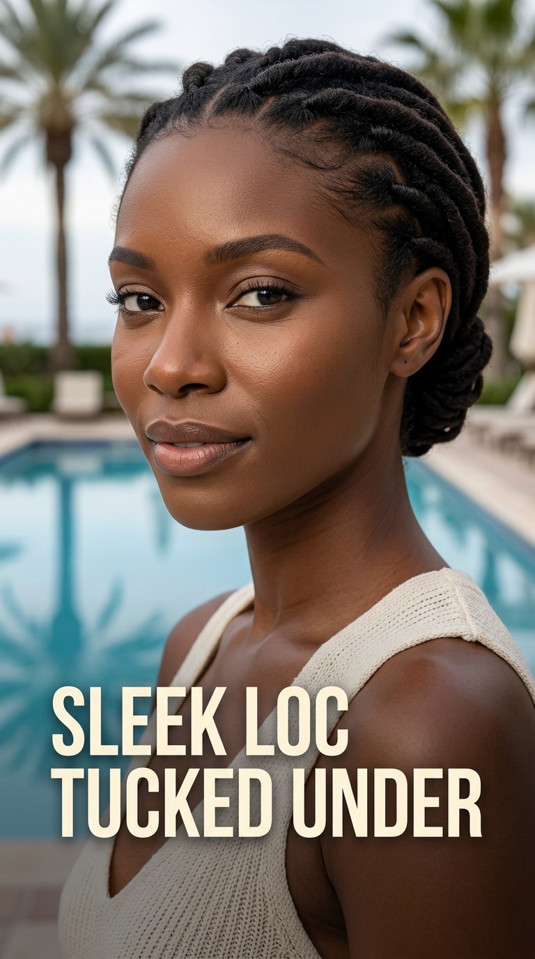 Sleek Loc Tucked Under