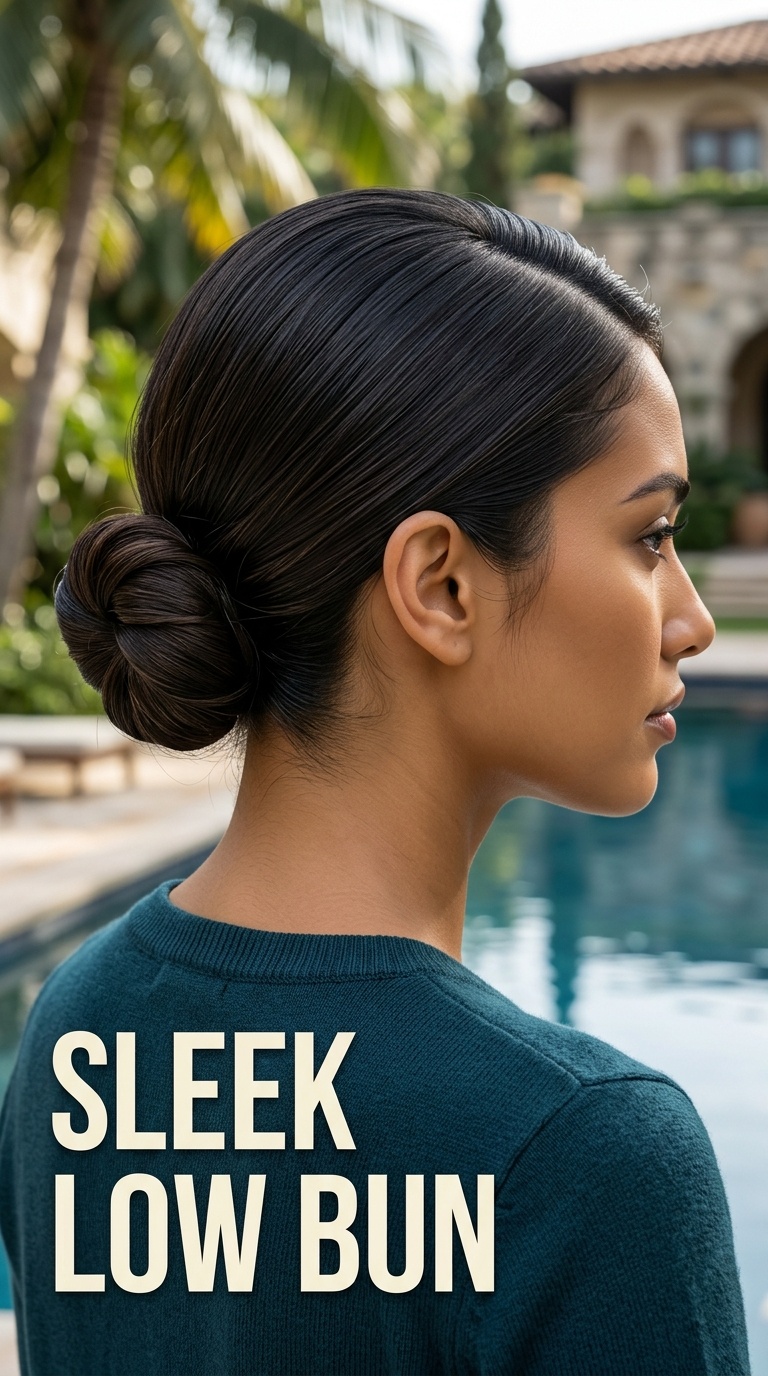 Sleek Low Bun