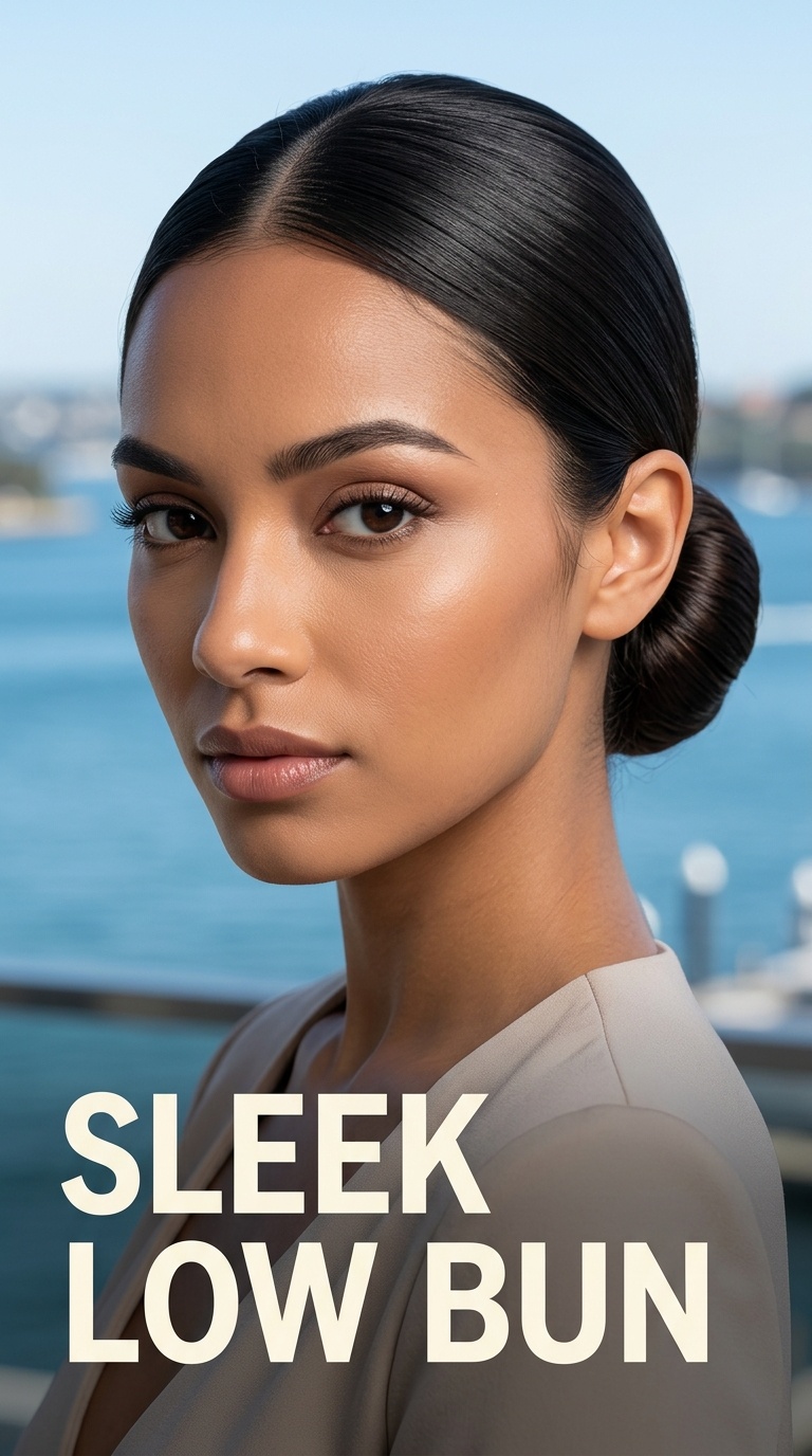 Sleek Low Bun