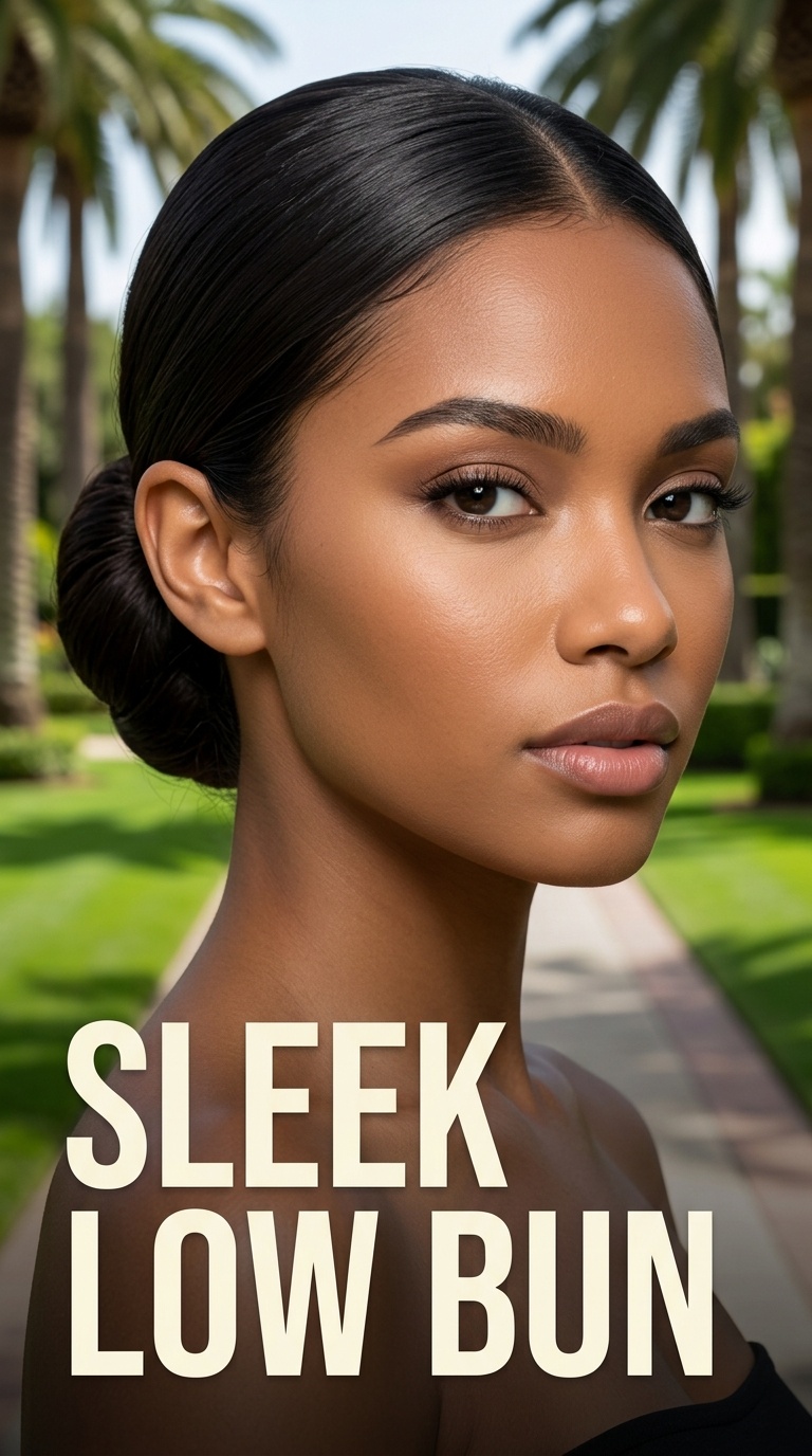 Sleek Low Bun