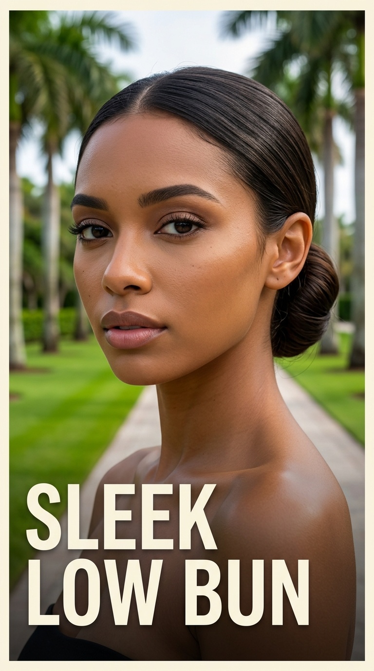 Sleek Low Bun