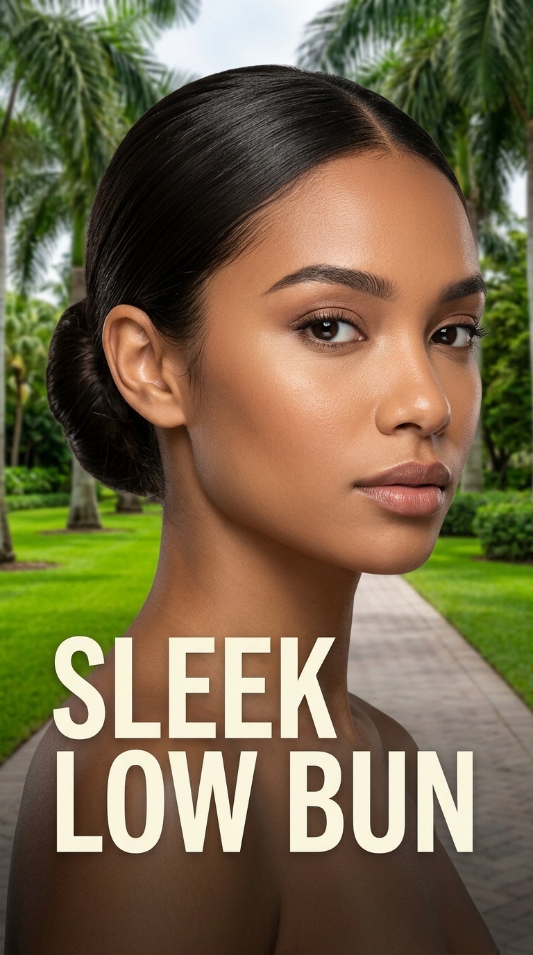 Sleek Low Bun