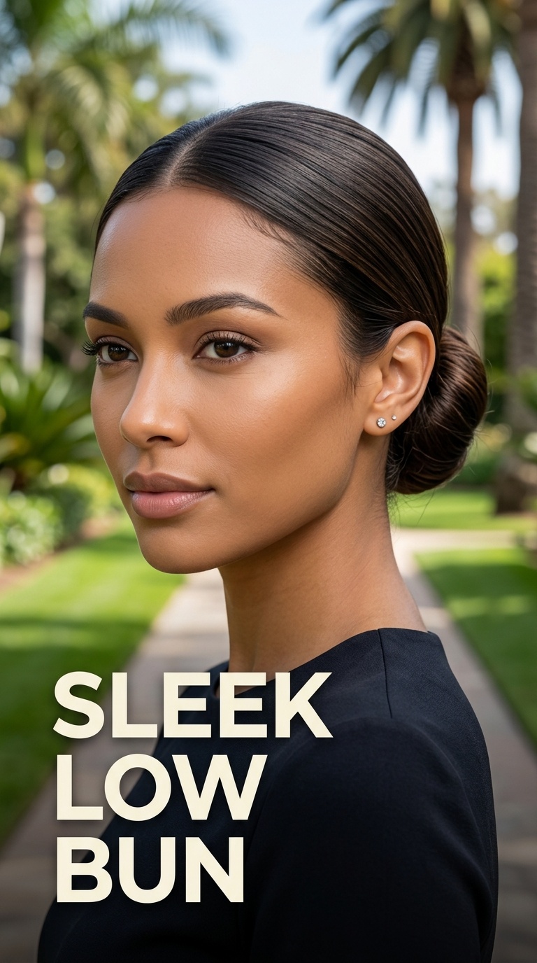 Sleek Low Bun