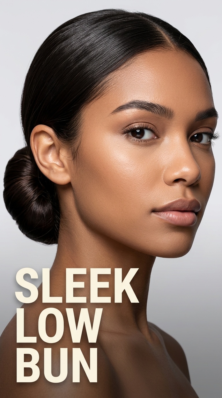 Sleek Low Bun
