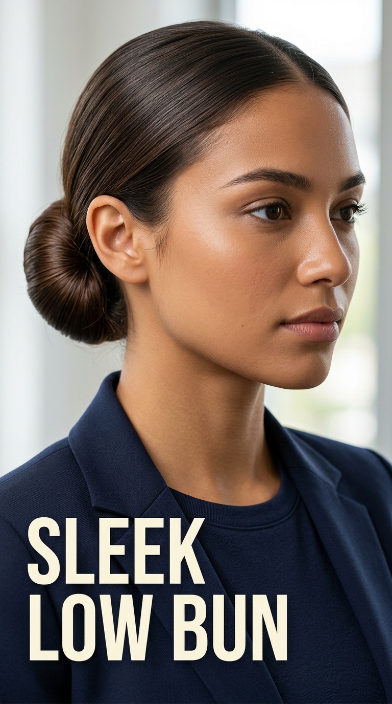 Sleek Low Bun