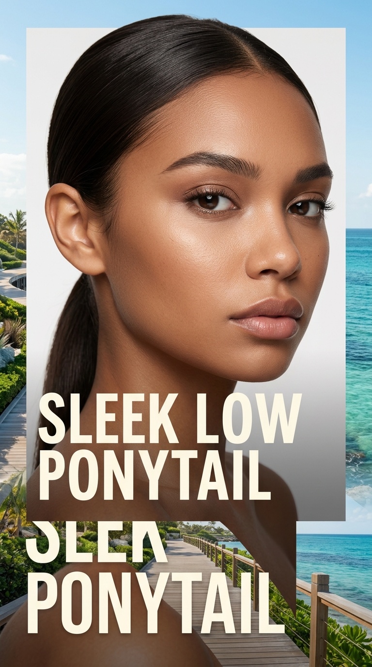 Sleek Low Ponytail
