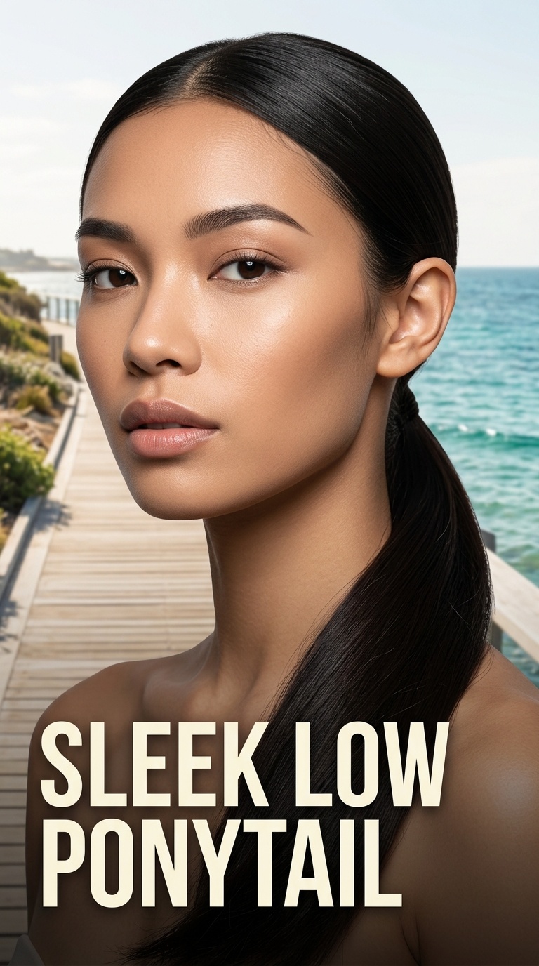 Sleek Low Ponytail