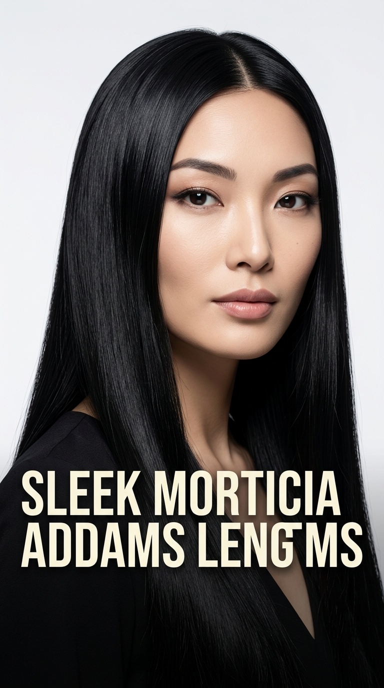 Sleek Morticia Addams Lengths
