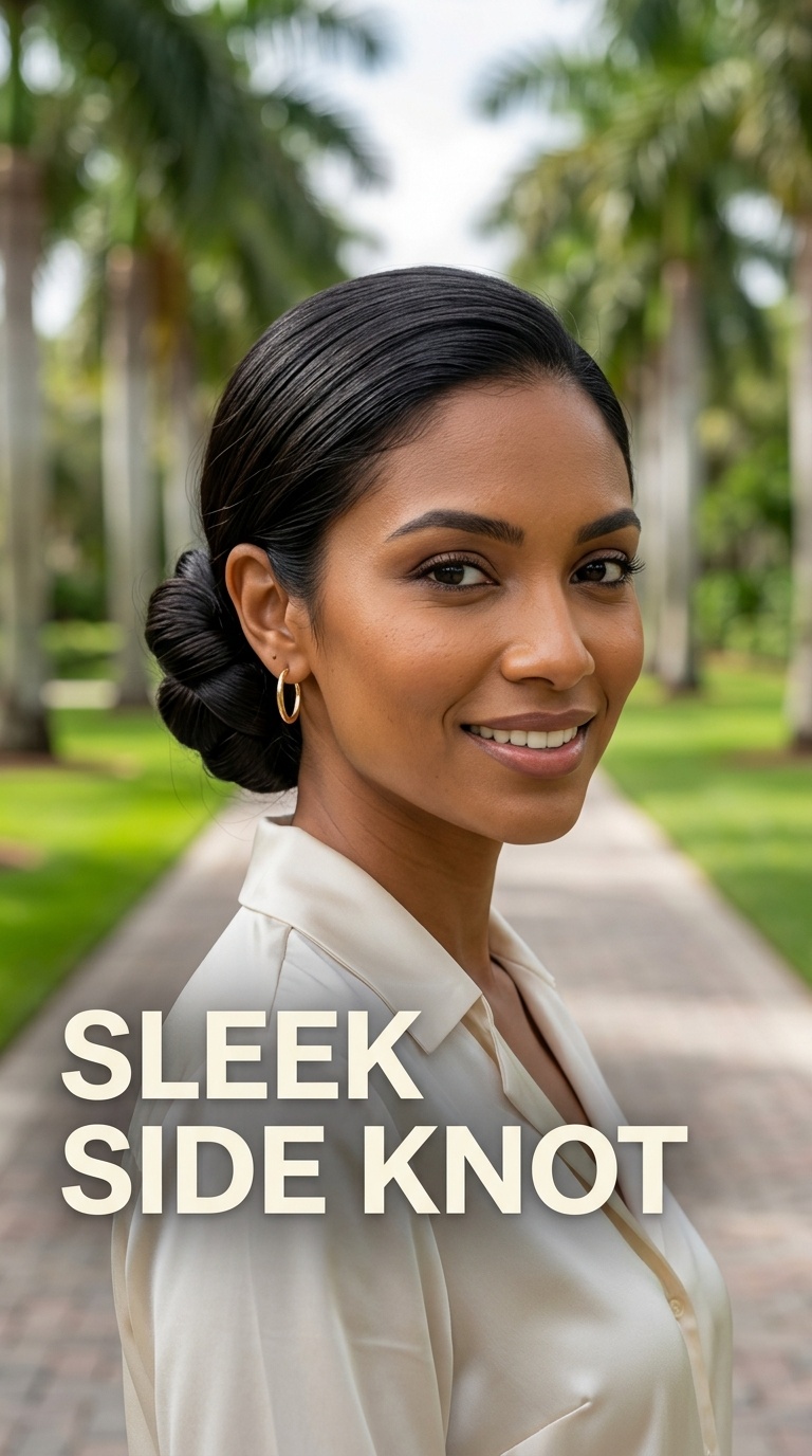 Sleek Side Knot