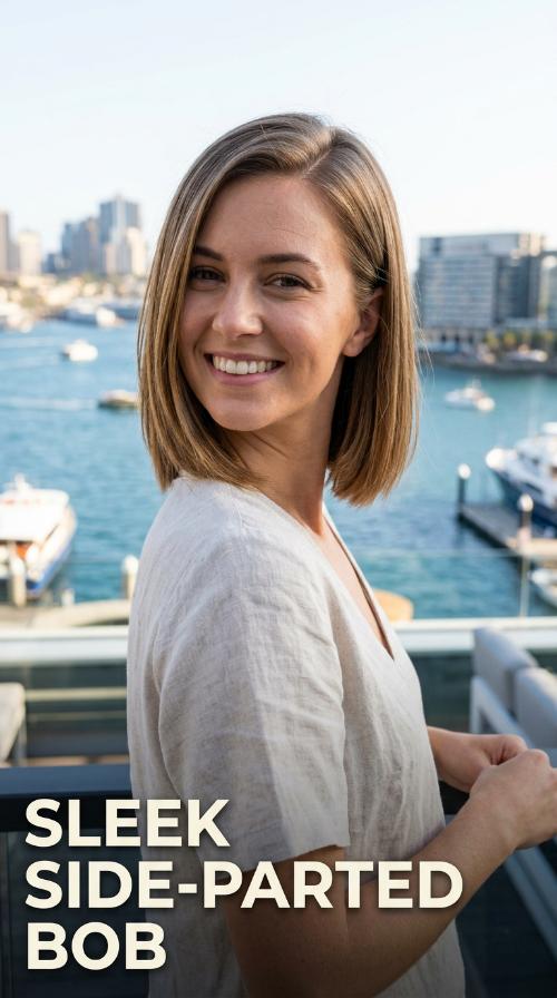 Sleek Side-Parted Bob