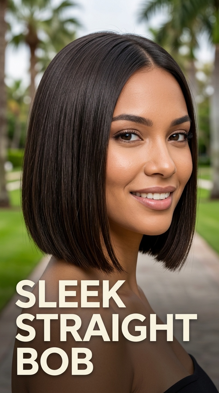 Sleek Straight Bob