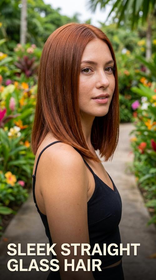 Sleek Straight Glass Hair