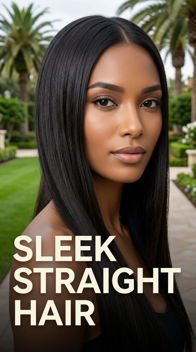 Sleek Straight Hair